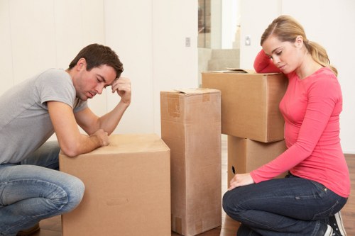 Professional movers handling items in Bankside