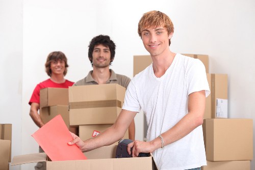 Charity partner receiving reusable furniture and household items